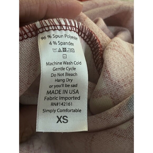 LuLaRoe Size XS Red Blue Yellow Print Nicole Dress Unicorn Rare NWT Bin S - Picture 5 of 9